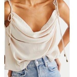Free People silk shirt
